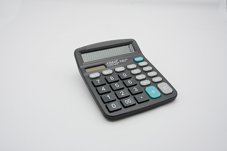 Business, finance and office calculator, 12-digit calculator, LOGO, solar-powered calculator, no electricity pic 17