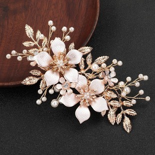 Carlo L1015 Bridal dress and hair accessories are selling well. Exquisite accessories, original design, bridesmaid headwear, simple wedding matching pic 3