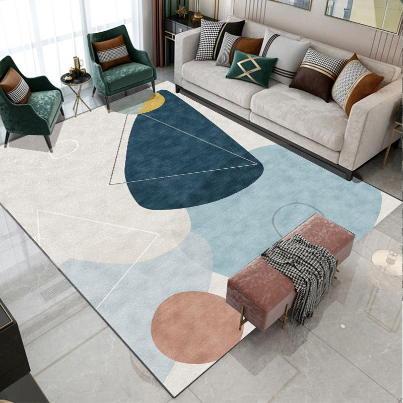Ins-style Nordic floor mat carpet, living room sofa coffee table carpet, bedroom bedside blanket, simple and modern home floor mat pic 2