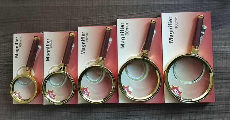 High-definition handheld magnifying glass 10x high power focusing ignition, children, students, elderly reading, wholesale distribution pic 1