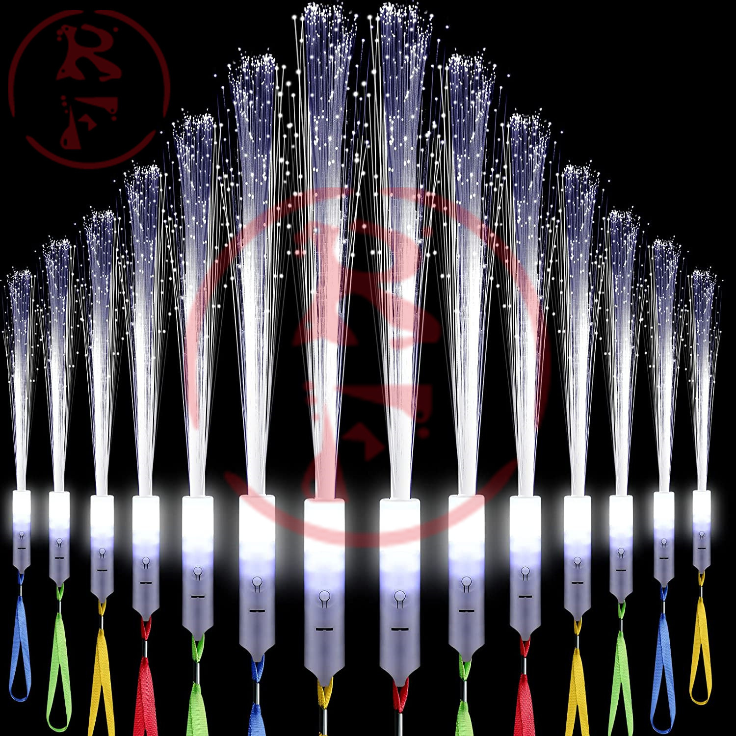 Colored optical fiber fluorescent sticks, led bars, festival parties, wedding props, concert led light-emitting optical fiber sticks pic 11