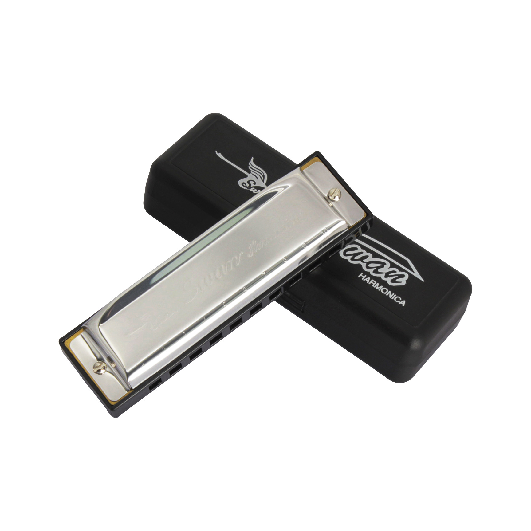 正品天鹅CG调10孔20音口琴儿童学生初学吹奏乐器十孔布鲁斯口琴详情5