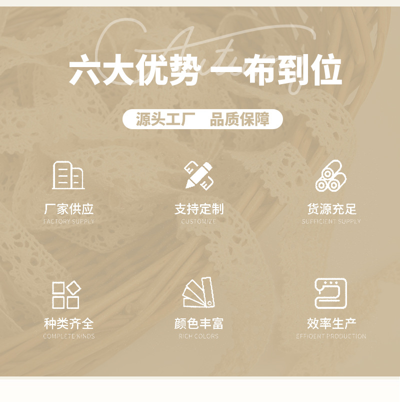 Factory direct sales of DIY Lolita decorative collars and skirts with hollowed-out cotton lace accessories in stock for wholesale pic 2