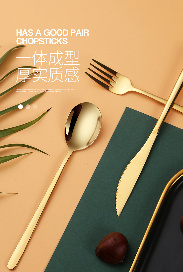 Wholesale 304 stainless steel portable tableware, student portable Korean-style knives, spoons, chopsticks, forks, spoons and chopsticks gift sets pic 18