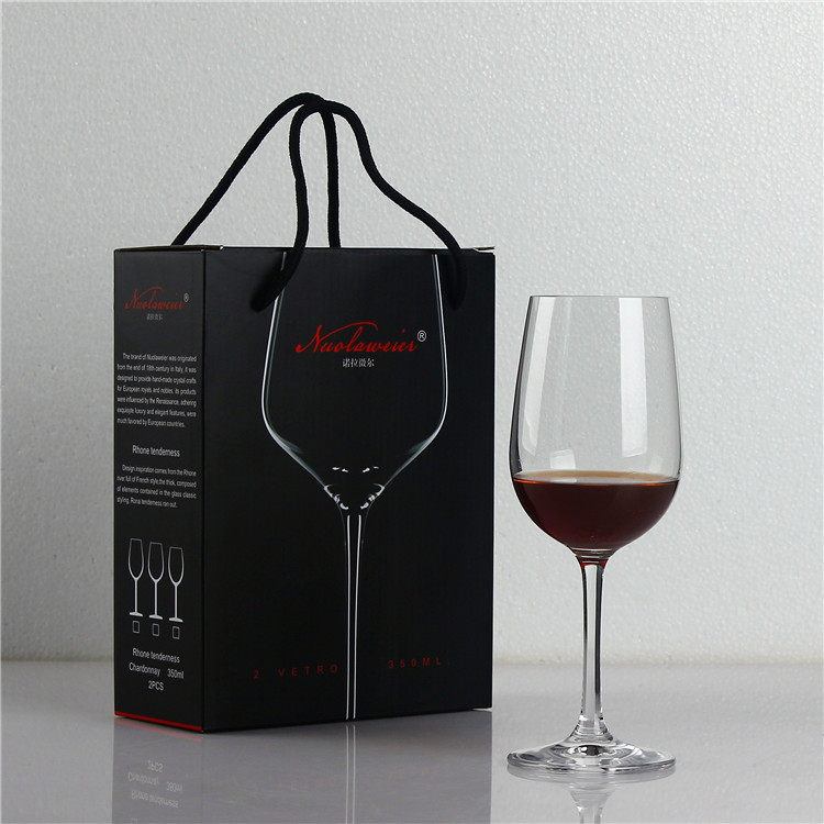 Crystal glass wine glass wholesale set of 2 pieces, gift box, wine accessories, highball glass, Burgundy glass, Bordeaux logo pic 28