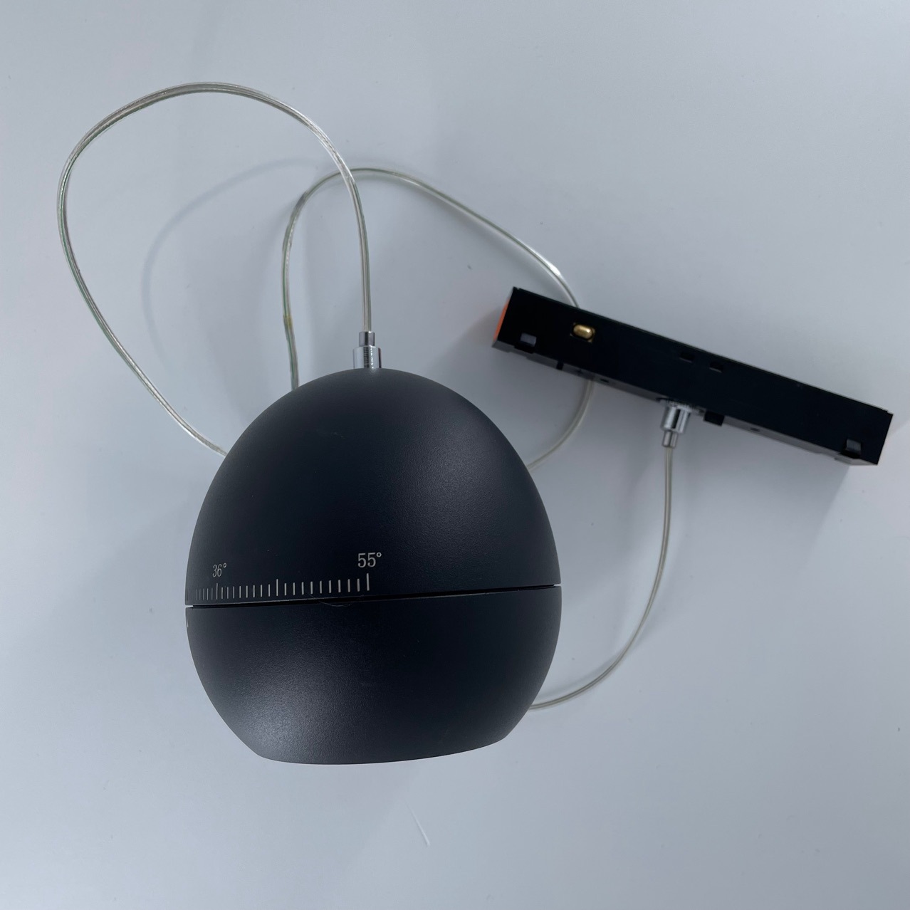 调焦磁吸灯轨道餐吊灯套件 调焦明装吊线COB博物灯定焦 专业调光详情8