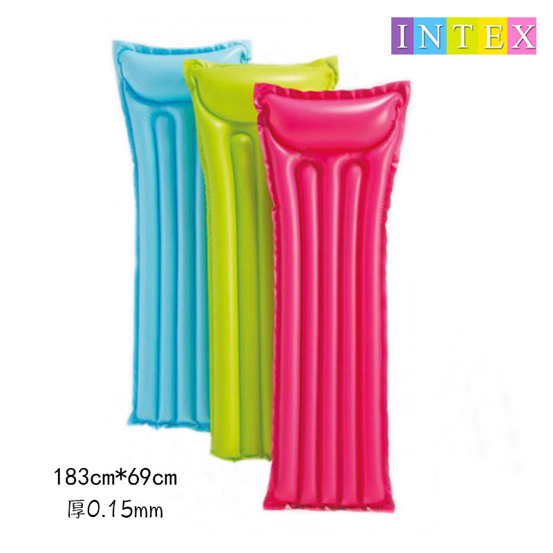 intex 59703 Light version three-color fluorescent floating float adult water inflatable toy, summer water play and swimming equipment pic 4
