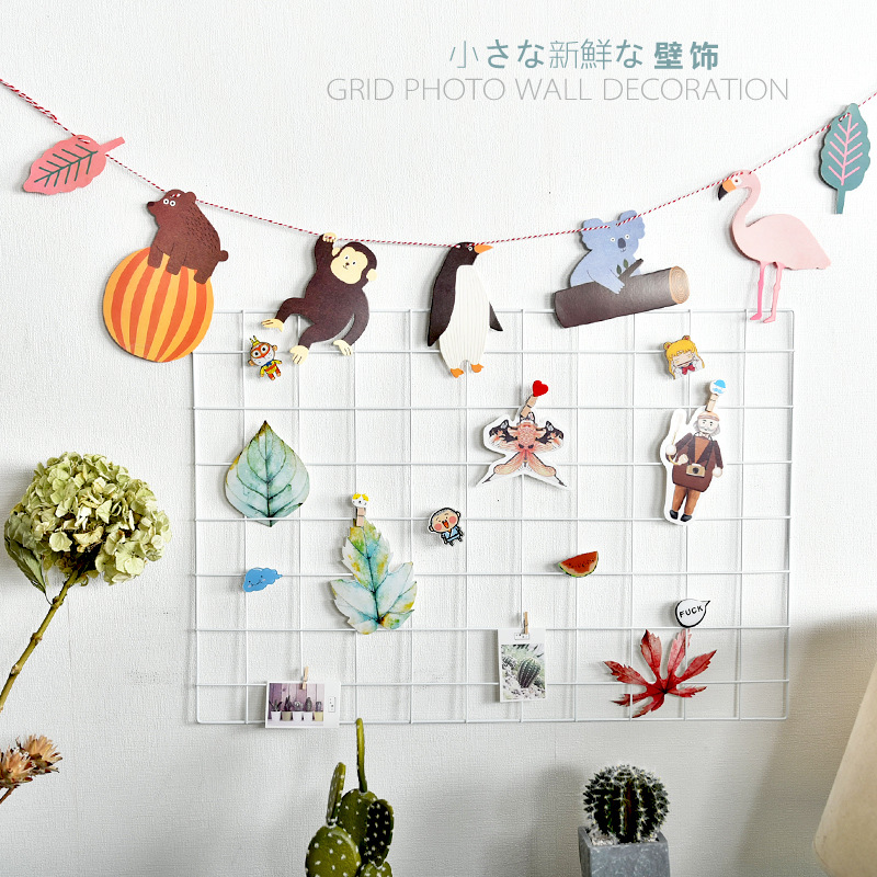 Small black mesh, black dipped plastic mesh, grid mesh, iron wire welded mesh, edge clamped mesh, grid photo wall pic 15