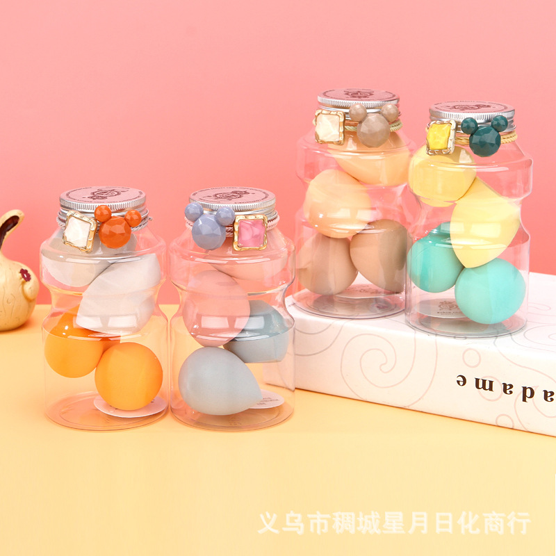 4 Li Jiaqi beauty eggs, no-powder makeup sponges, powder puffs, makeup eggs, gourd cotton super soft tool balls pic 1