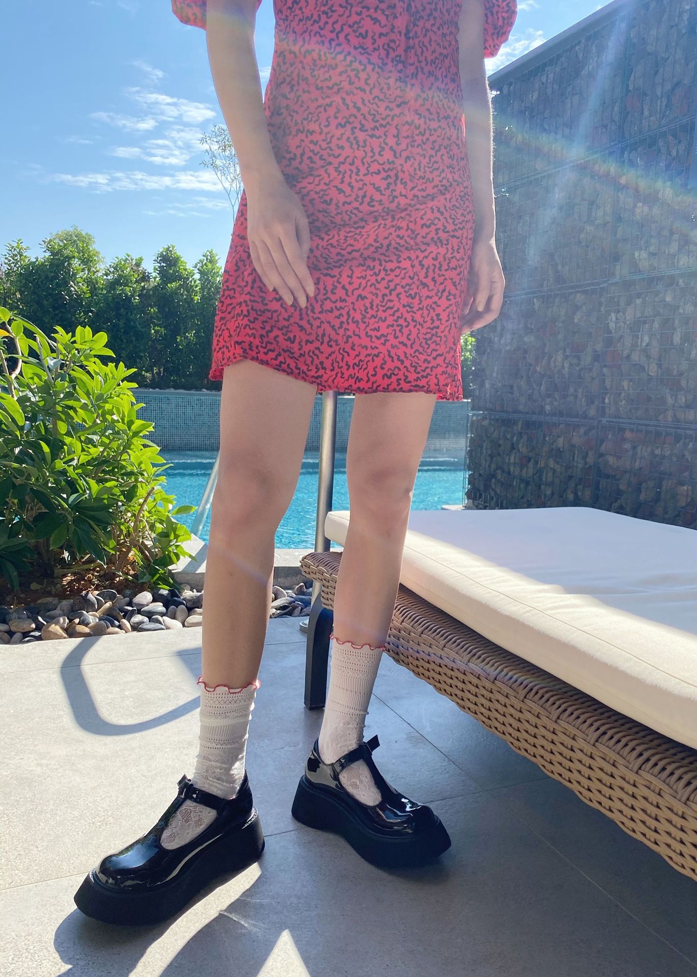 Spring and Summer new collection: cream puffs, Japanese style, cute and girlish, lace cutout short socks, mesh pile socks, two pairs of jk socks pic 9