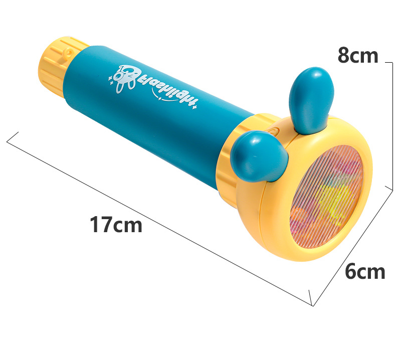 智慧猫百变卡通手电筒旋转万花筒玩具万花镜投影灯儿童幼儿园礼品详情14