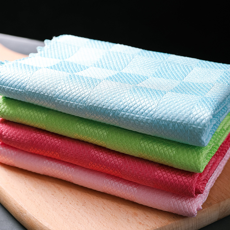 [LOVELY HOME] engrosamiento coral fleece paño para el hogar bechter antiadherente aceite paño perezoso limpieza de cocina fuerte absorbente toalla de vajilla toalla de limpieza paño bechter toalla de limpieza pic 6