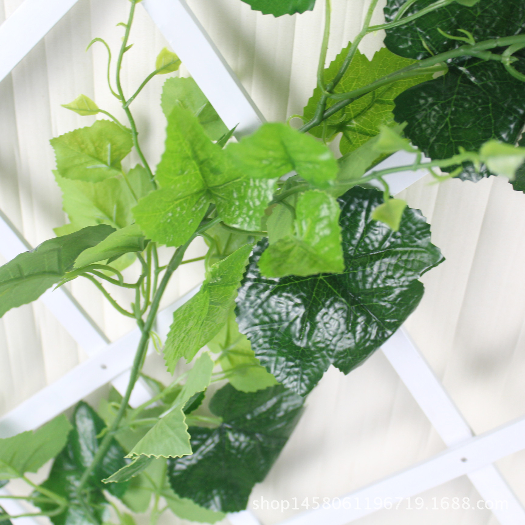 Simulated rubber, green ivy leaves, simulated vine, artificial leaves wholesale, artificial flowers for ceiling decoration, green vine, simulated climbing ivy pic 18