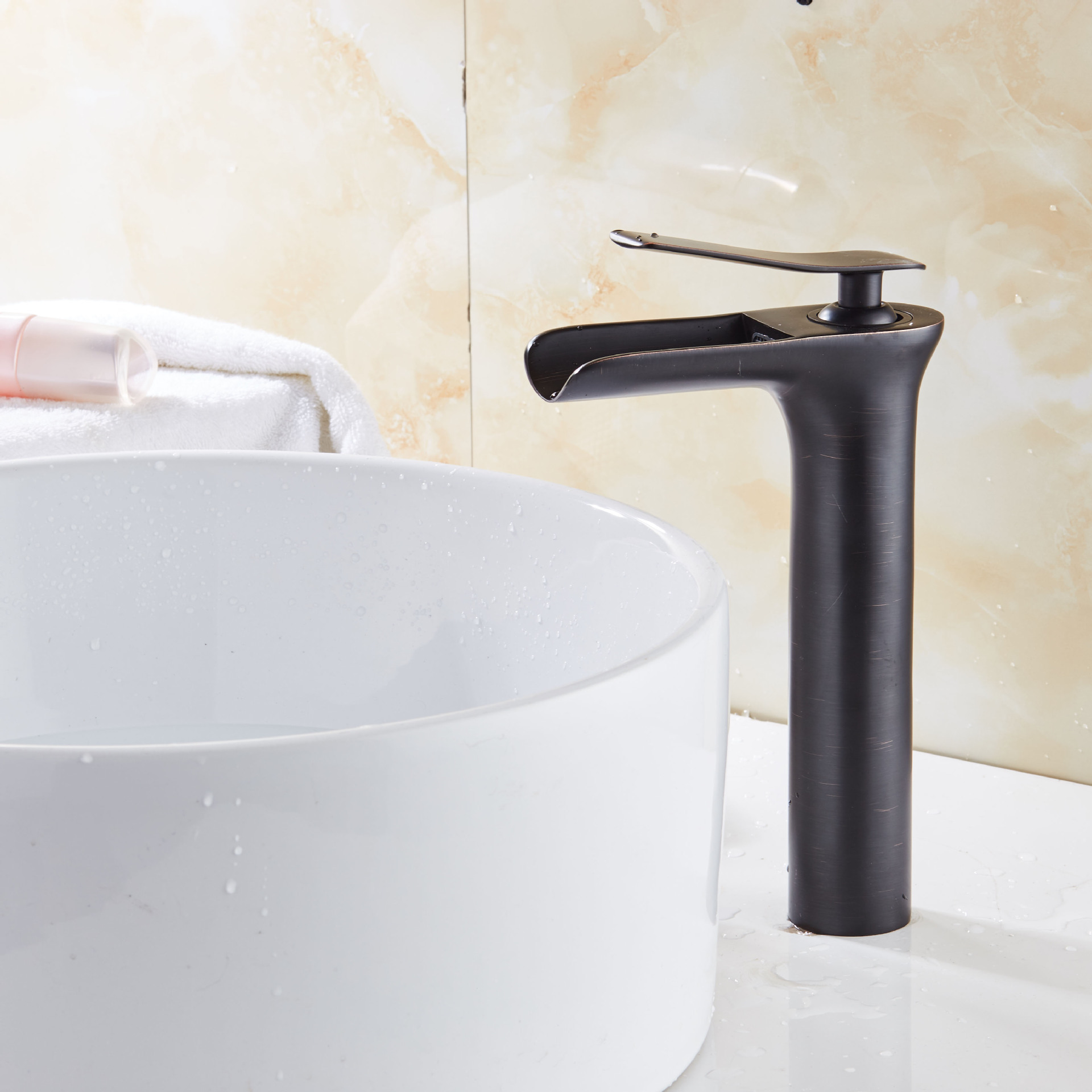 Direct sales of European-style antique black bronze faucets, black bronze washbasin faucets, and black bronze all-copper faucets pic 37