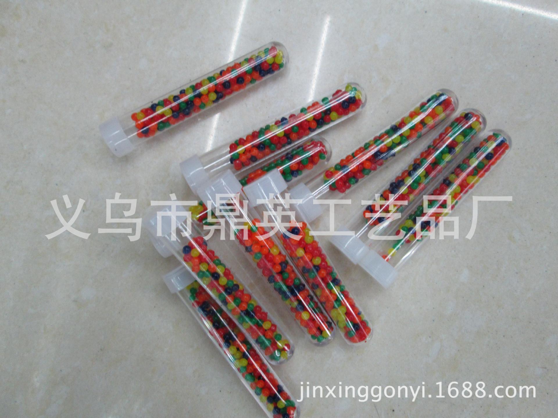 鼎浩 2025新款水晶彩泥 吸水珠WATER BEADS DIY 营养土无土栽培泡大珠水宝宝 40只/卡 地摊解压玩具详情6