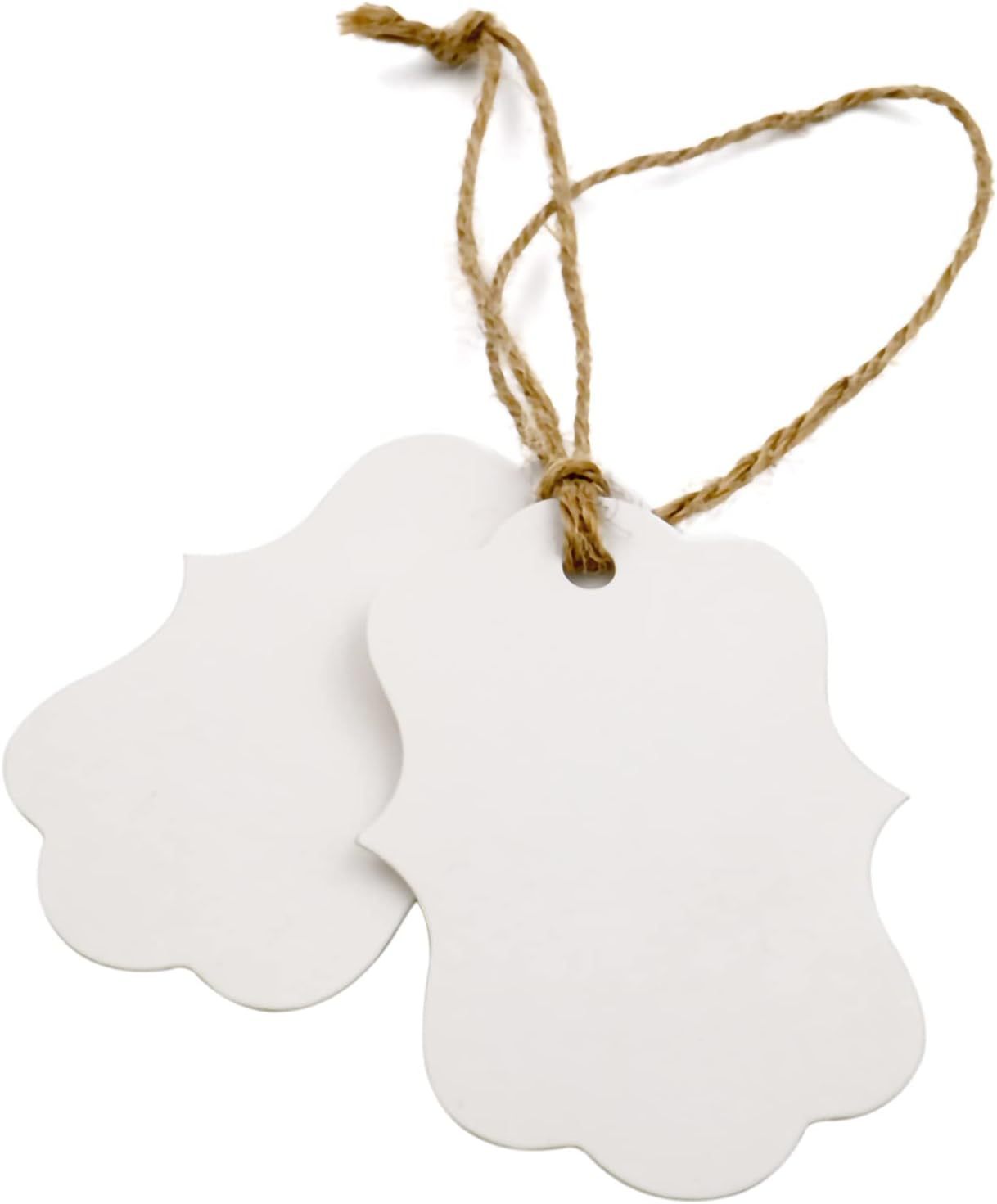 牛皮纸吊牌麻绳空白纸商标吊牌服装标签跨境零食标签婚礼礼品标签详情22