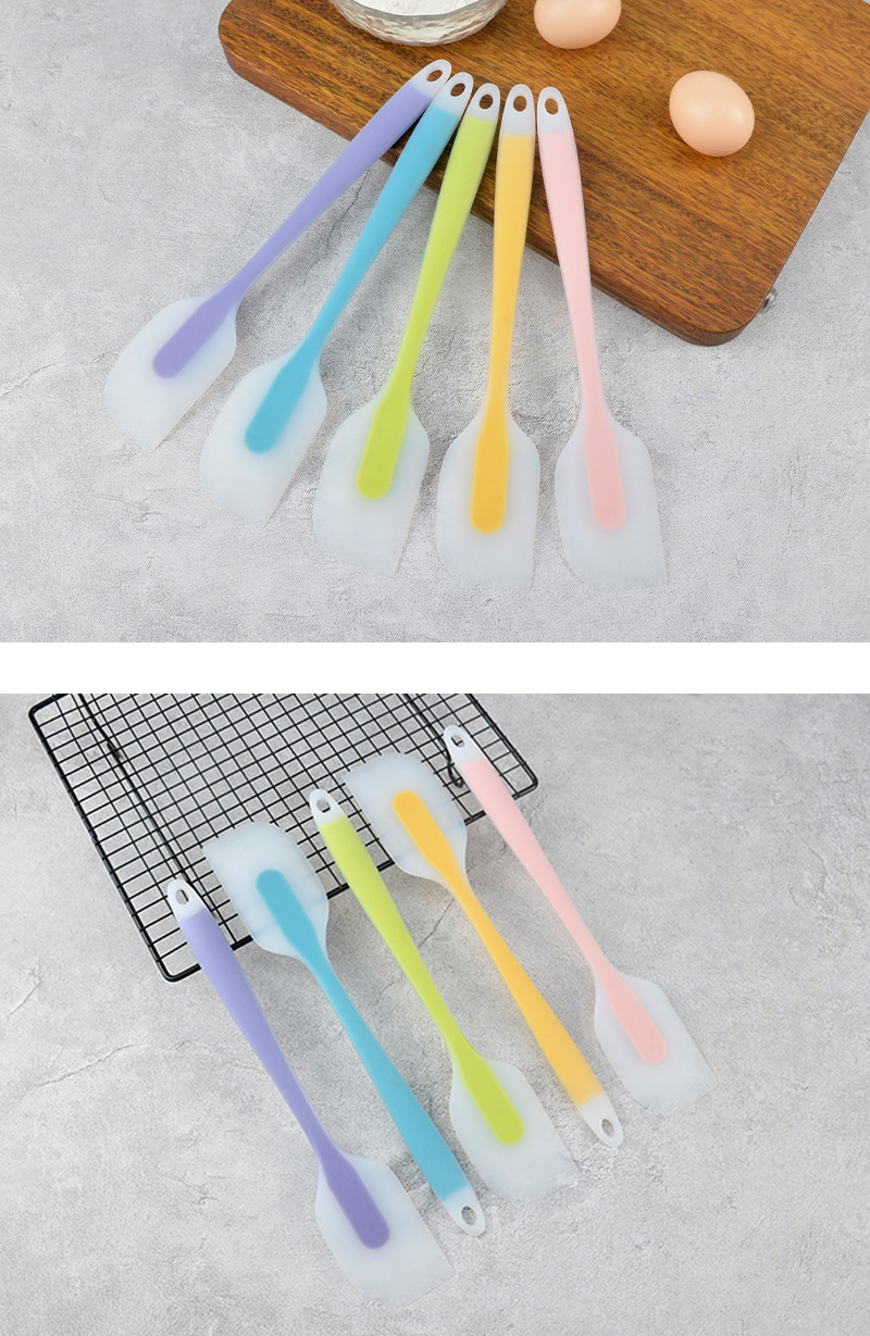 硅胶刮刀奶油抹刀大号半透硅胶刮刀家用烘焙食品级硅胶刮刀详情9