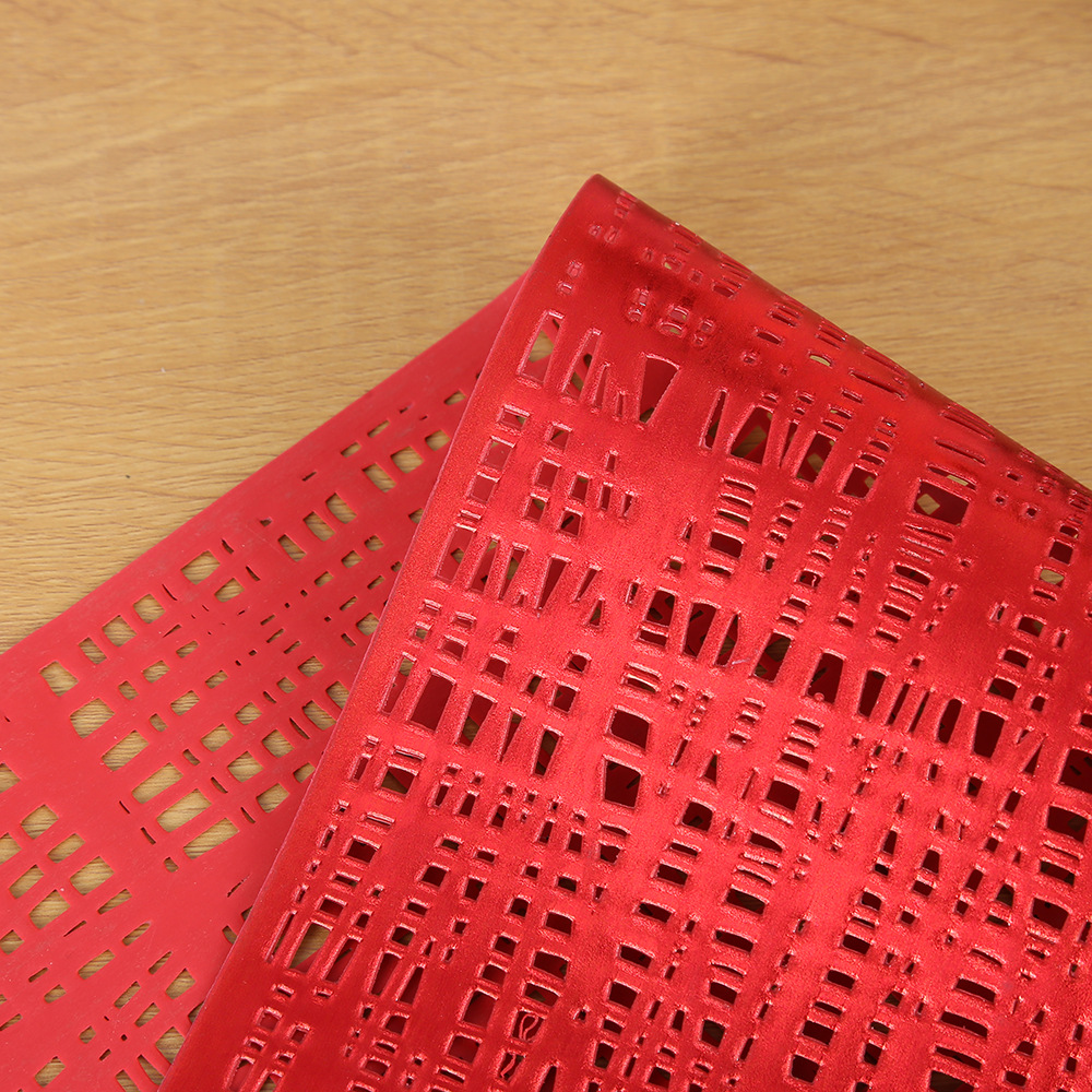 Cross-border hollowed-out pvc cookware and table MATS, hotel heat insulation, household Japanese-style solid-color plate MATS, coffee coasters wholesale pic 13