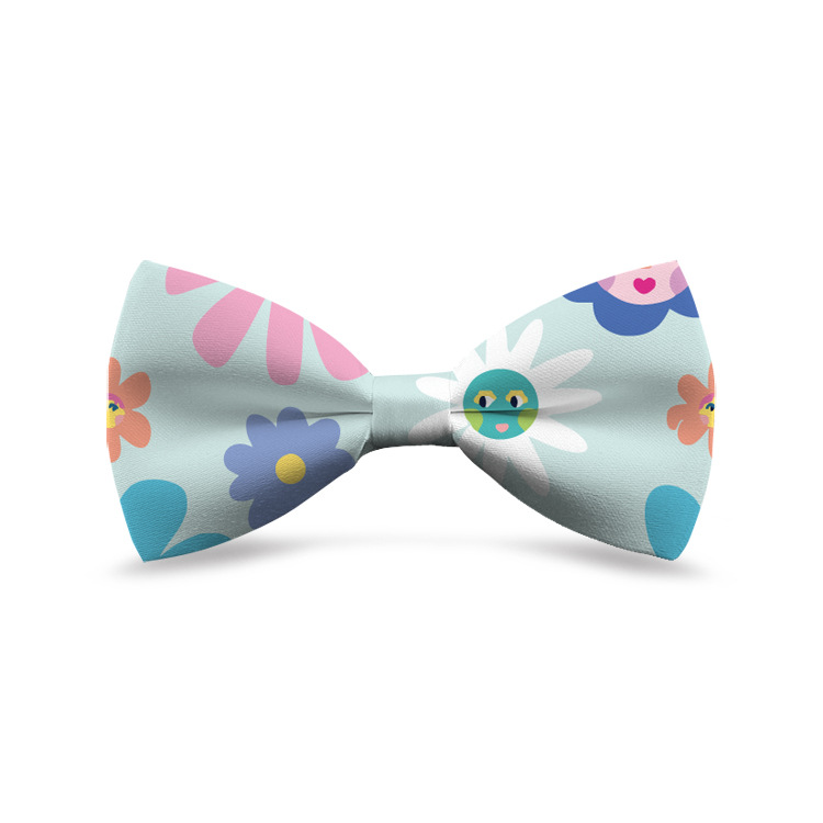 跨境新品时尚印花领结宠物配饰猫狗蝴蝶结装饰宠物猫狗节日礼品详情9