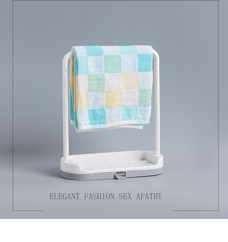 Kitchen organizing and storage rack, dishcloth and rag stand, Japanese towel and rag rack, sponge and draining storage rack pic 10