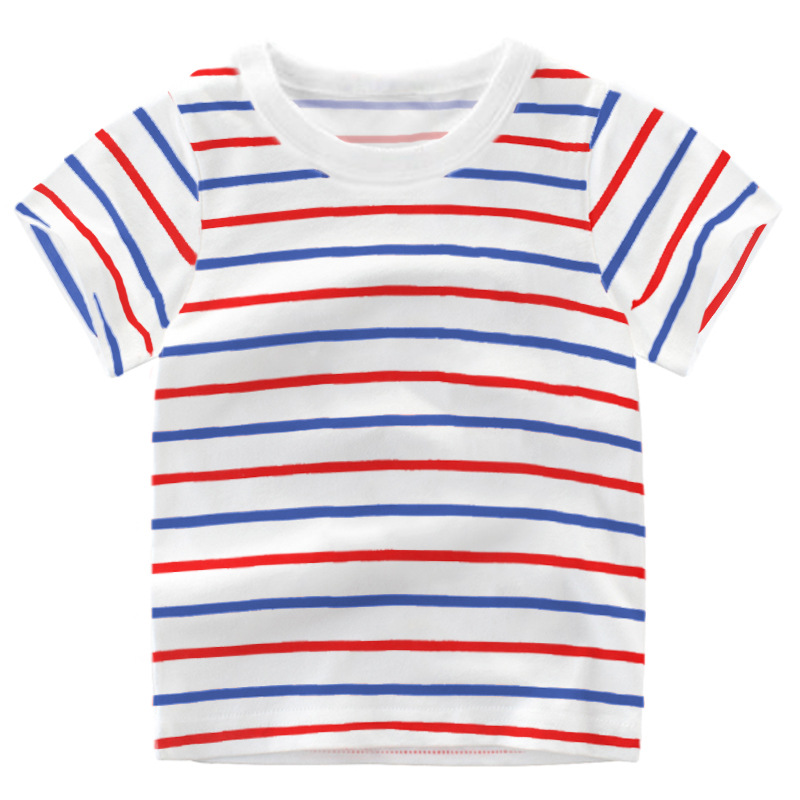 儿童t恤纯棉夏装男童宝宝童装短袖打底衫中小童夏款男孩半袖体恤详情7