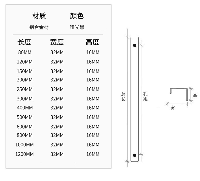 Wholesale aluminum alloy American-style edge-sealed invisible cabinets, wardrobes, cabinet door handles, modern drawer door handles from the manufacturer pic 31