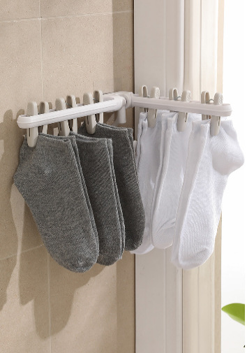 New sock and underwear pants rack, home clothes hanger, special pants hanger for hanging pants, traceless drying, foldable clothes hanger pic 8