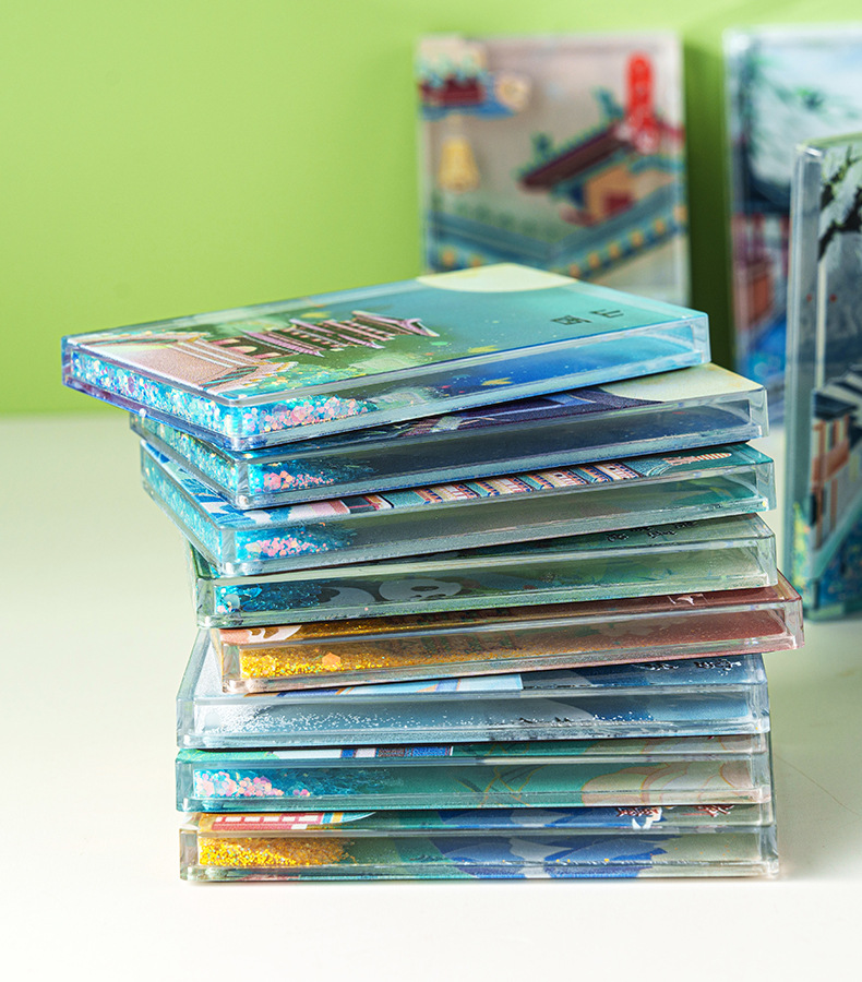 全国城市冰箱贴亚克力滴胶磁贴现货文创旅游景区工艺品创意冰箱贴详情8