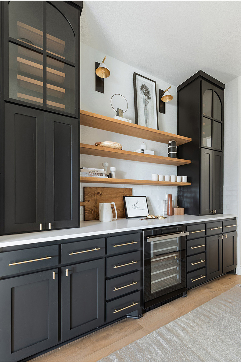 批发柜门拉手法式轻奢衣柜抽屉门把手美式黄铜柜子橱柜餐边柜拉手详情6