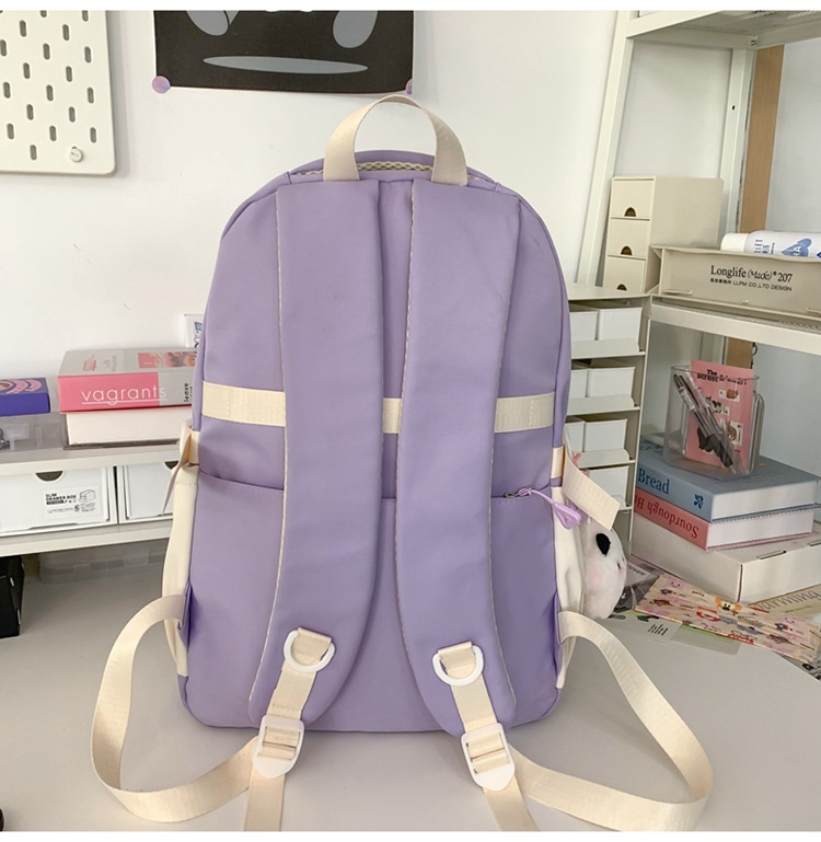 书包初中女生高中生小学生三到六年级大容量高颜值轻便软双肩背包详情32