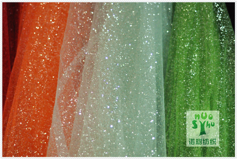 Mesh fabric, bright silver dot mesh fabric, toys, puffy skirts, headwear, hair accessories, performance costumes, wedding mesh fabric pic 4