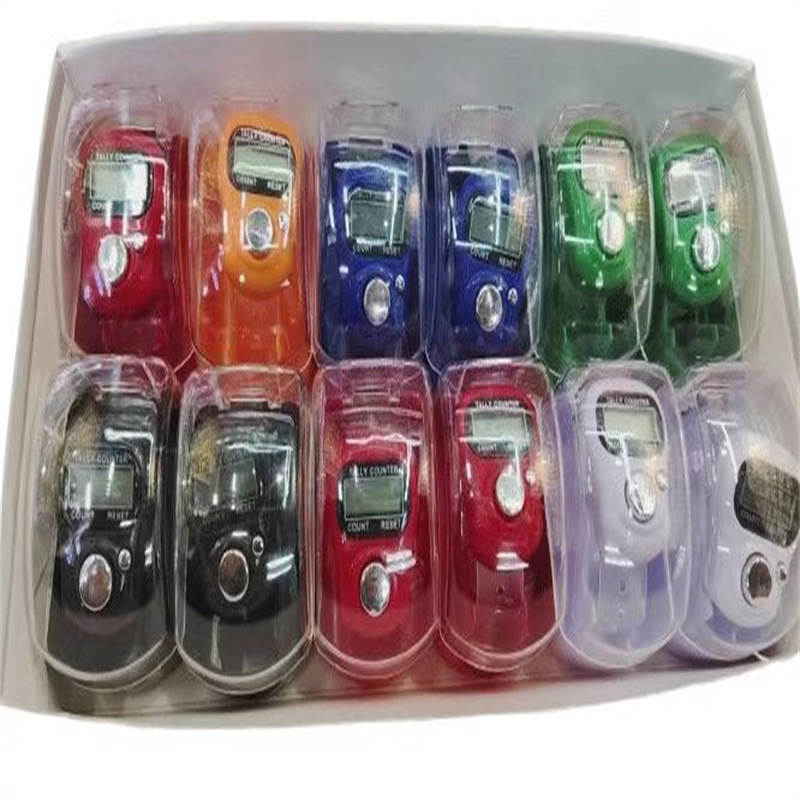 1020 bread box LED counter Manual counter Finger ring counter Transparent gift box counter pic 2