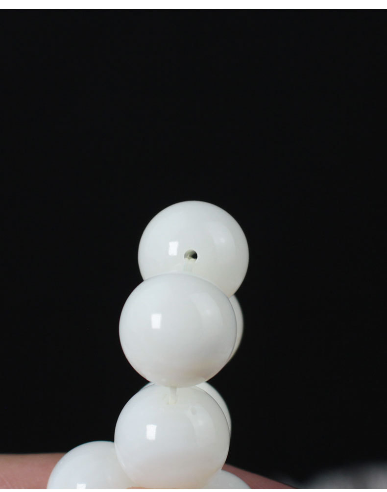 Jade shell bracelet, single-loop couple bracelet, crystal gemstone jewelry, birthday gift for elders, mothers and girlfriends pic 7