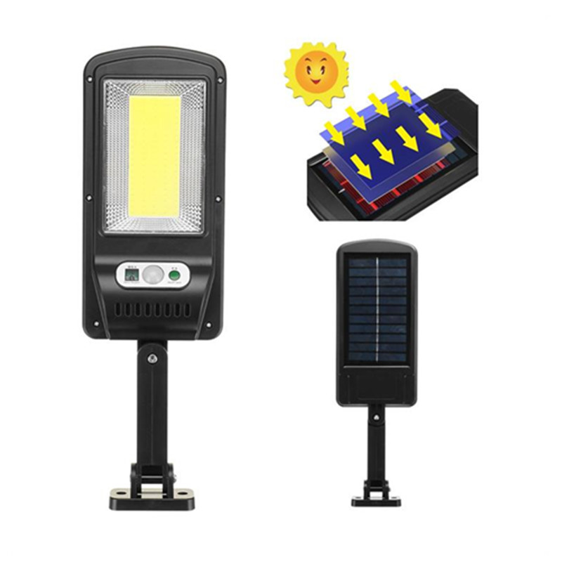 2021 Best-selling COB solar street lamps, wall lamps, human-sensing remote control waterproof outdoor rural household garden lamps pic 18