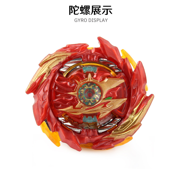 Factory supply Z brand burst gyroscope toy Super King Series B-159A Bidirectional pull ruler sword-shaped launcher box pic 4