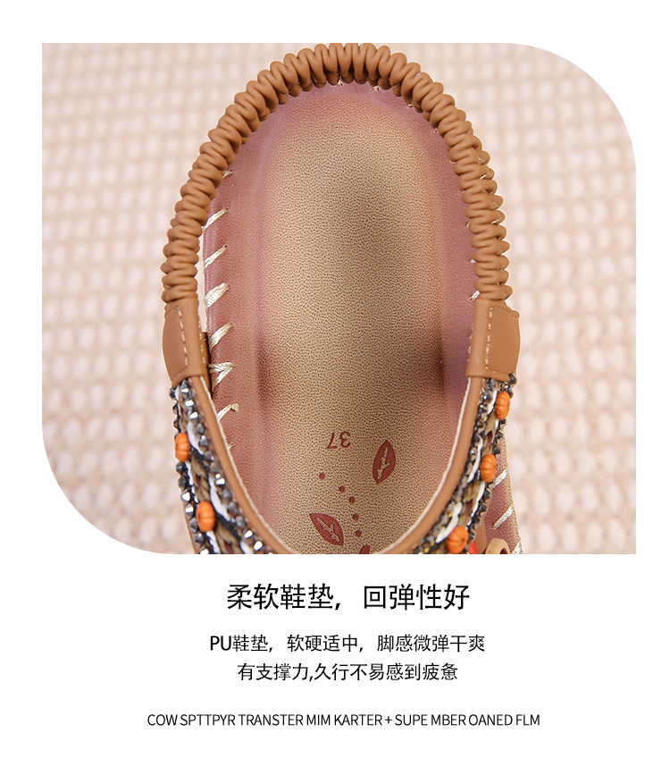 2024跨境凉鞋女夏2024水钻晚风平底圆头夹脚露趾凉鞋女详情5