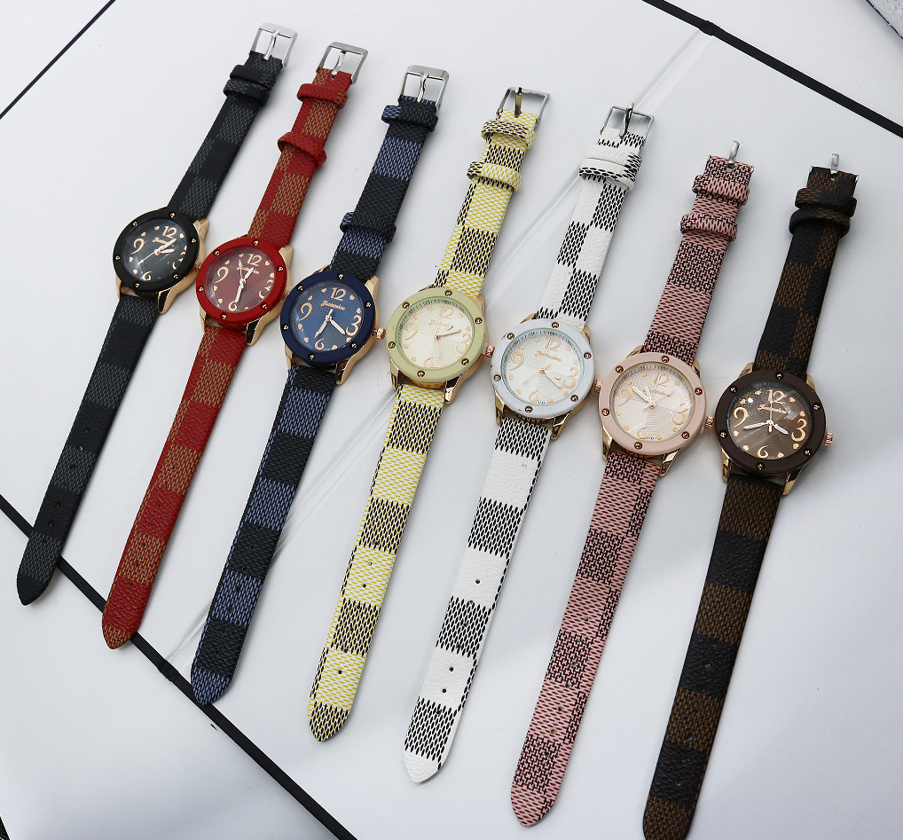 2024新款复古手表女学生石英表时尚休闲潮流皮表外贸简约气质女表详情1