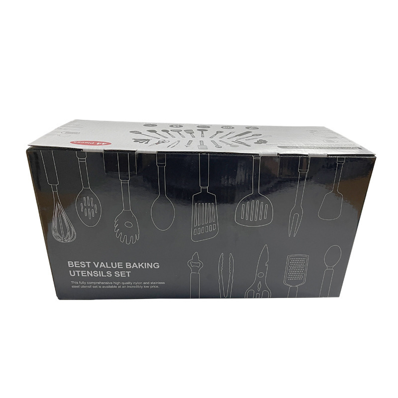 Wholesale nylon stainless steel household kitchenware, cooking spatulas and spoons, cooking utensils, complete sets of kitchen tools for cooking pic 30