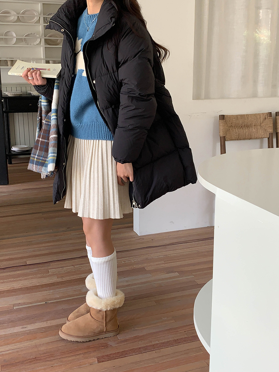 3th Morning North Island Park Korean Style Youthful Dog Embroidered Round Neck Pullover Sweater ZY2381 pic 26