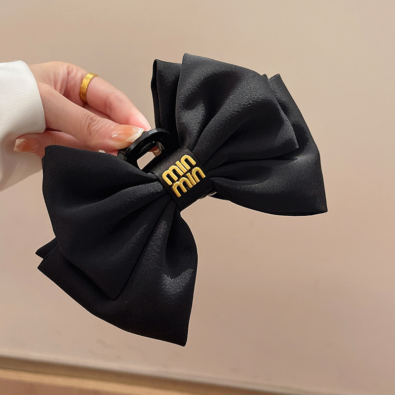 Yiwu accessories bow hair clips, new style hair grips, light luxury and high-end feel, back of the head shark clip hair accessory pic 20