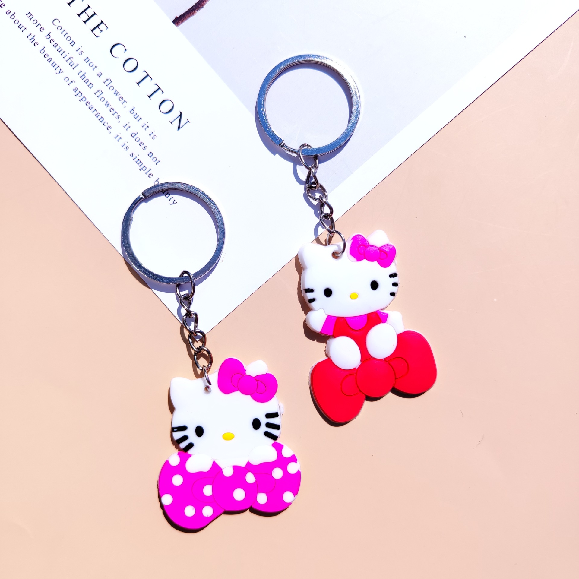 美乐蒂小挂件可爱钥匙扣kitty书包挂饰PVC包包挂件小礼品批发详情11