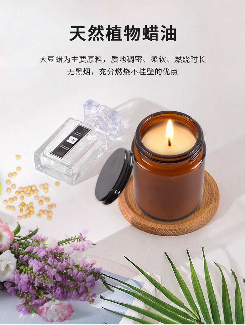 الشموع المعطرة في علب الشاي الإبداعية، كؤوس المعطر، الشموع المعطرة، الشموع، شمع الصويا، الشموع الرومانسية pic 9