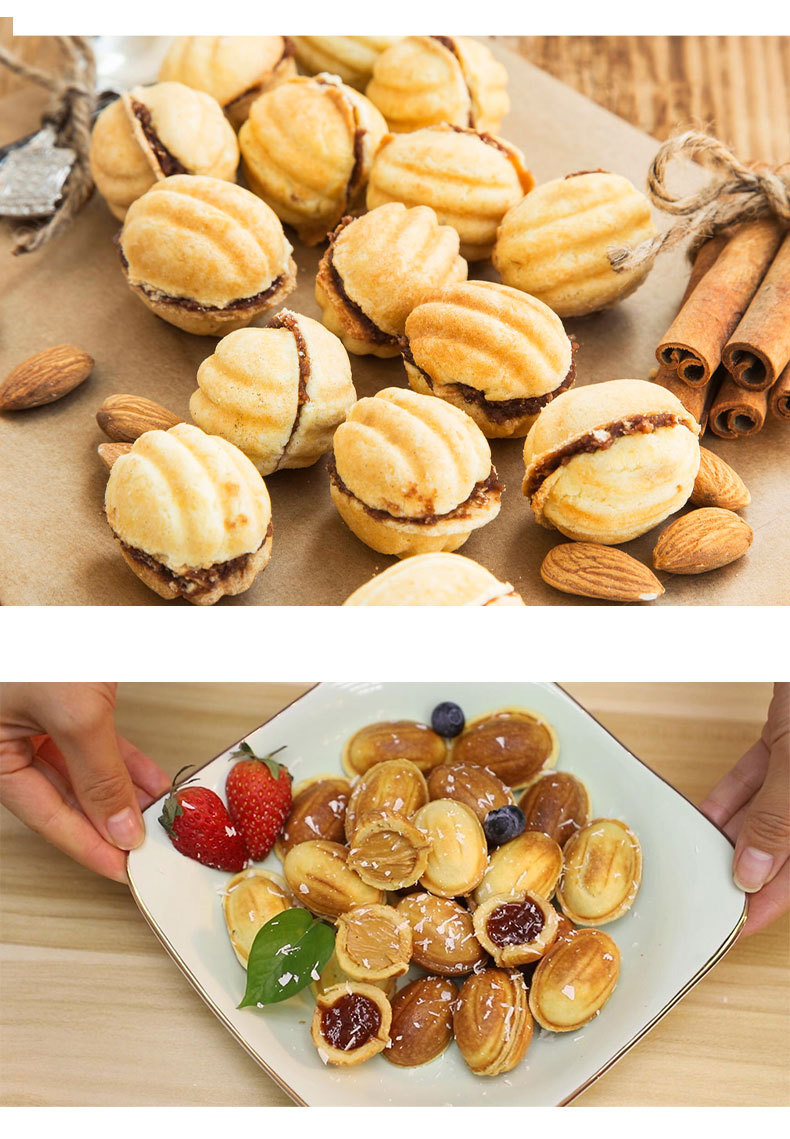Cross-border SOKANY809 sandwich breakfast machine, household small waffle light food machine, nut machine, bread machine pic 6