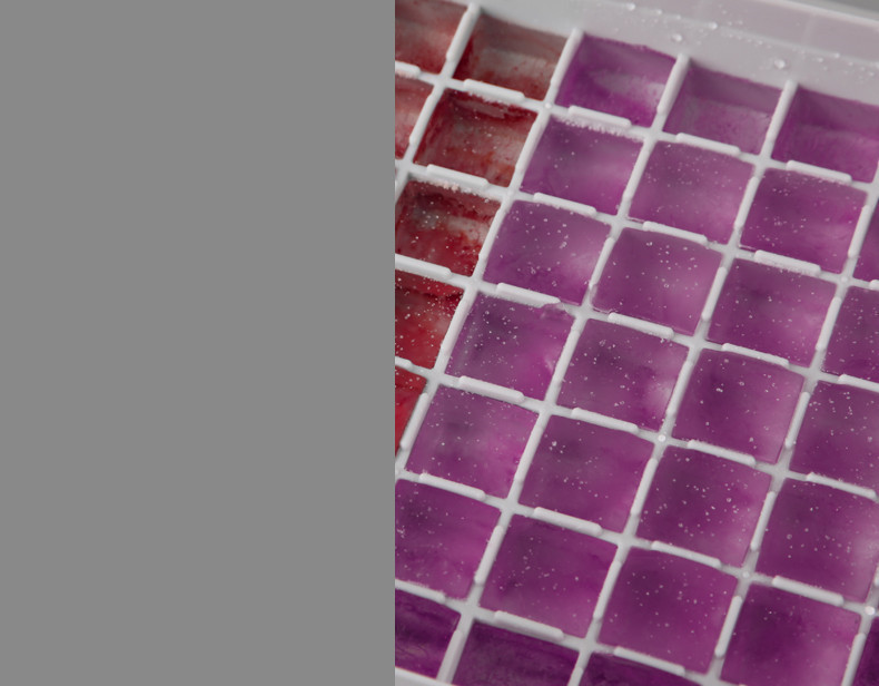 简约创意冰格家庭自制冰盒冰铲冰块盒冰格98格带盖带底带铲冰格详情12