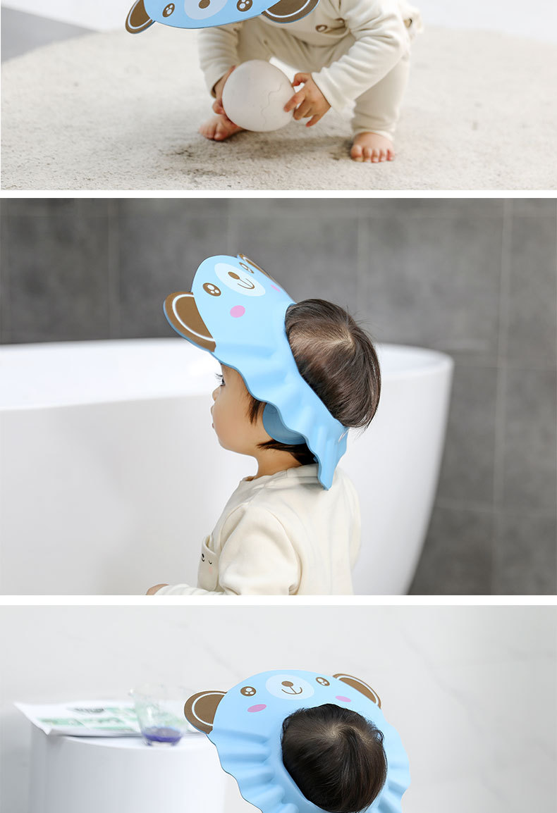 宝宝洗发帽EVA儿童洗头帽洗头神器婴幼儿浴帽防水护耳婴儿用品详情11