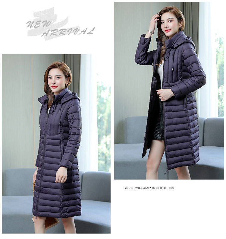 A mid-length cotton-padded jacket for women, 2020 winter new style Korean large-sized slim-fit down cotton-padded jacket, one piece consignment pic 24