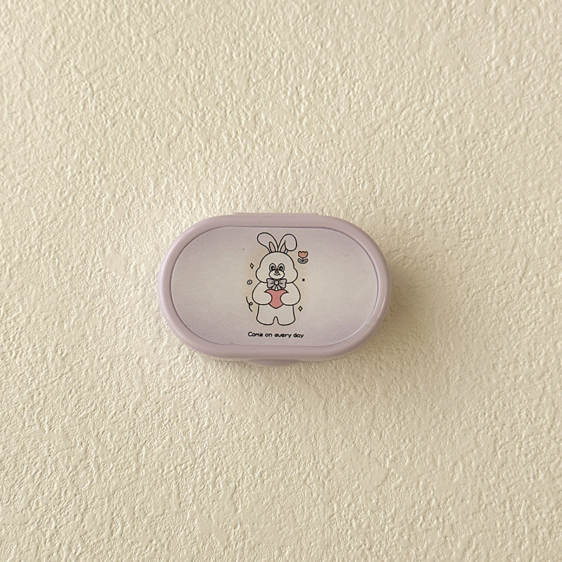 Cartoon Rabbit contact lens case, cute, portable, small and simple beauty contact box and care box JH884, exclusively for foreign trade pic 11