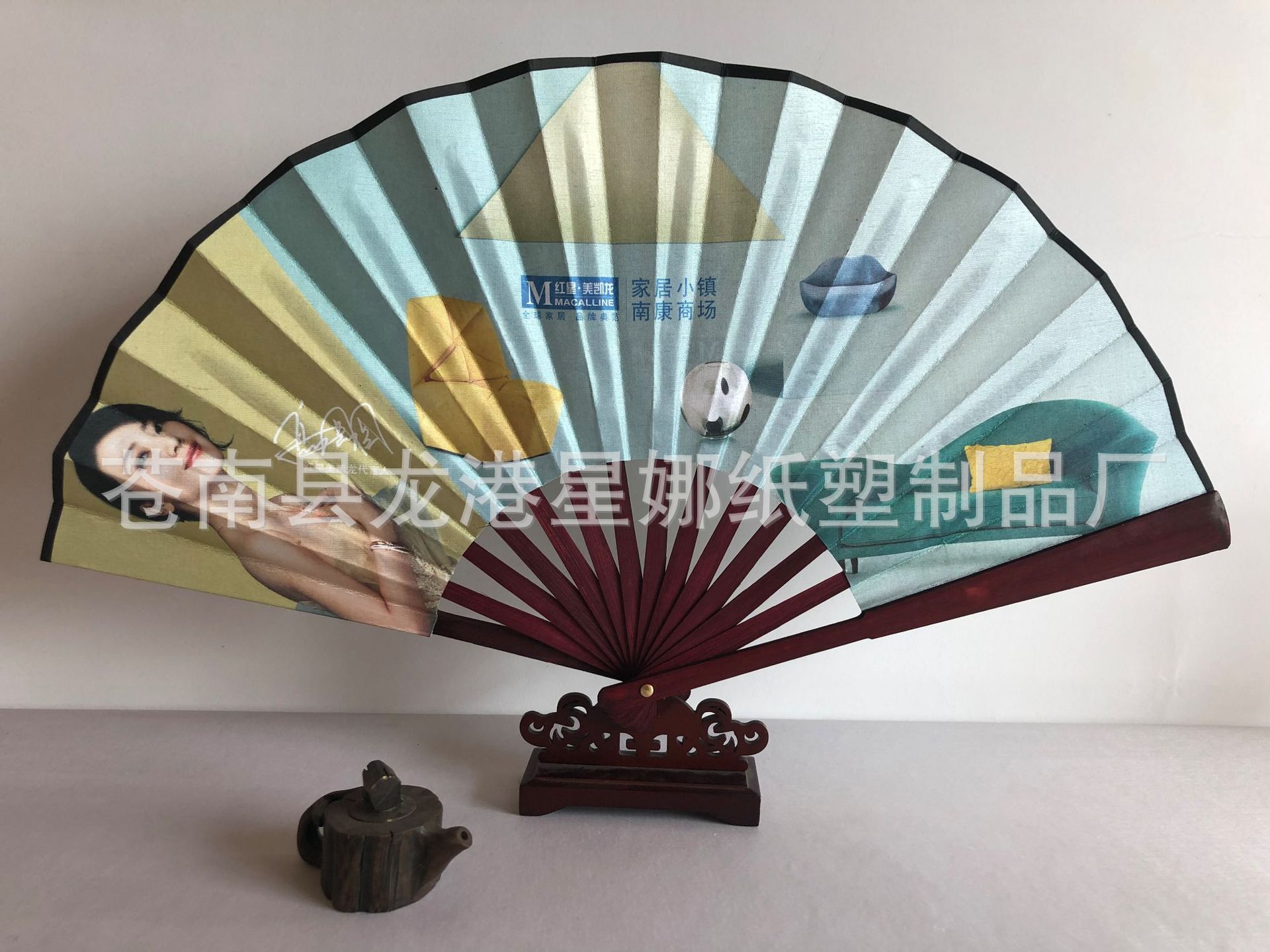 古风扇子企业团扇圆扇中国风蒲扇汉服刺绣宫廷团扇直供详情42
