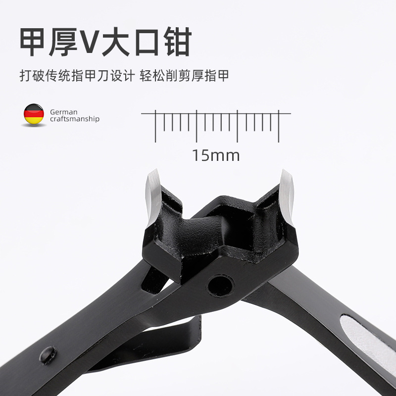 New large-mouth nail clippers, portable nail clippers, colorful slanted nail clippers, single large-mouth clippers in stock for wholesale pic 4