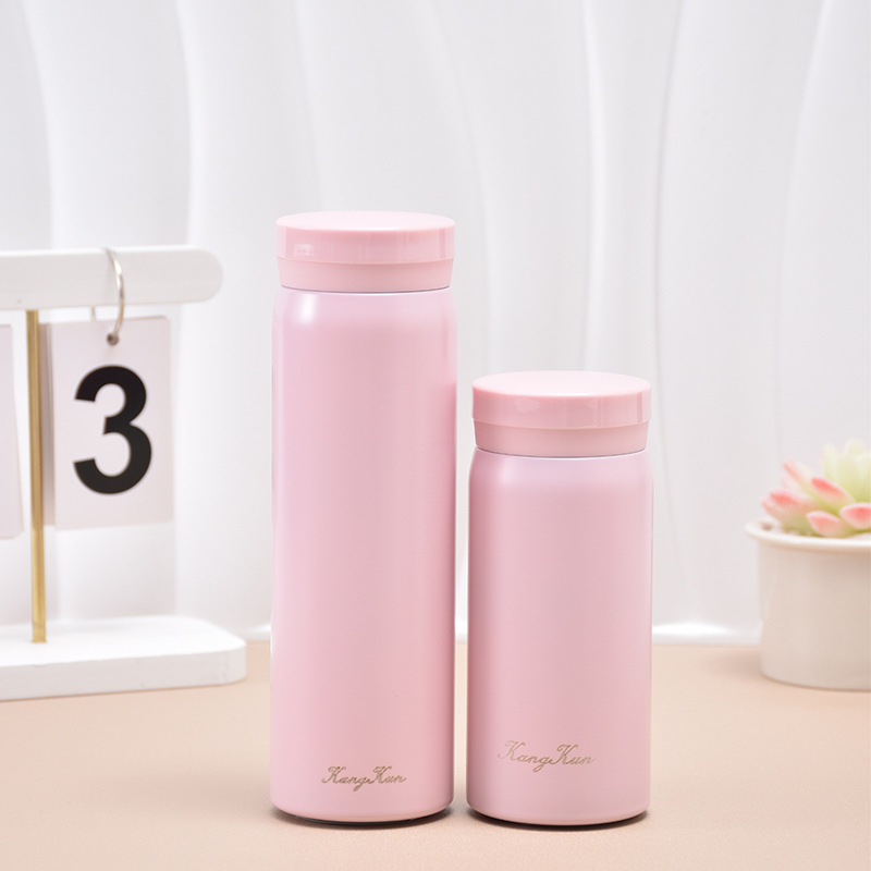 304不锈钢马卡龙色保温杯男女学生可爱随手杯简约便携小巧口袋杯详情11